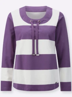 Sweatshirt mit Rundhals und Tunnelzug