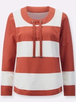 Sweatshirt mit Rundhals und Tunnelzug