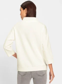 Sweatshirt mit Schmuck-Applikationen