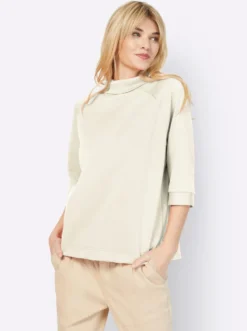 Sweatshirt mit Stehkragen