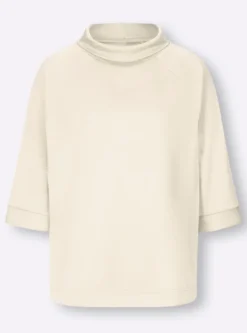 Sweatshirt mit Stehkragen