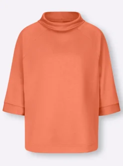 Sweatshirt mit Stehkragen