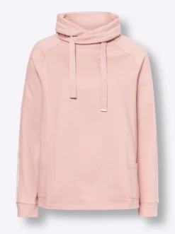 Sweatshirt mit Stehkragen
