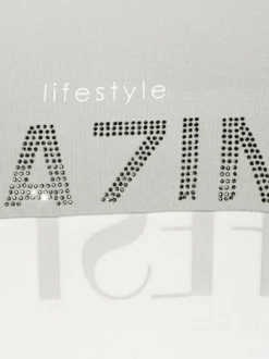 Sweatshirt mit Ziersteinchen