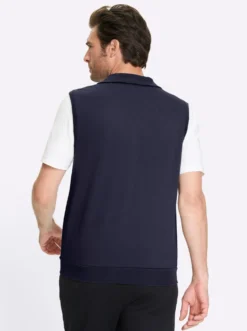 Sweatweste mit seitlichen Taschen