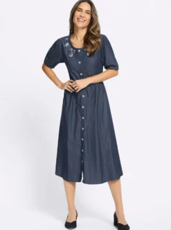 Trachtenkleid mit floraler Stickerei