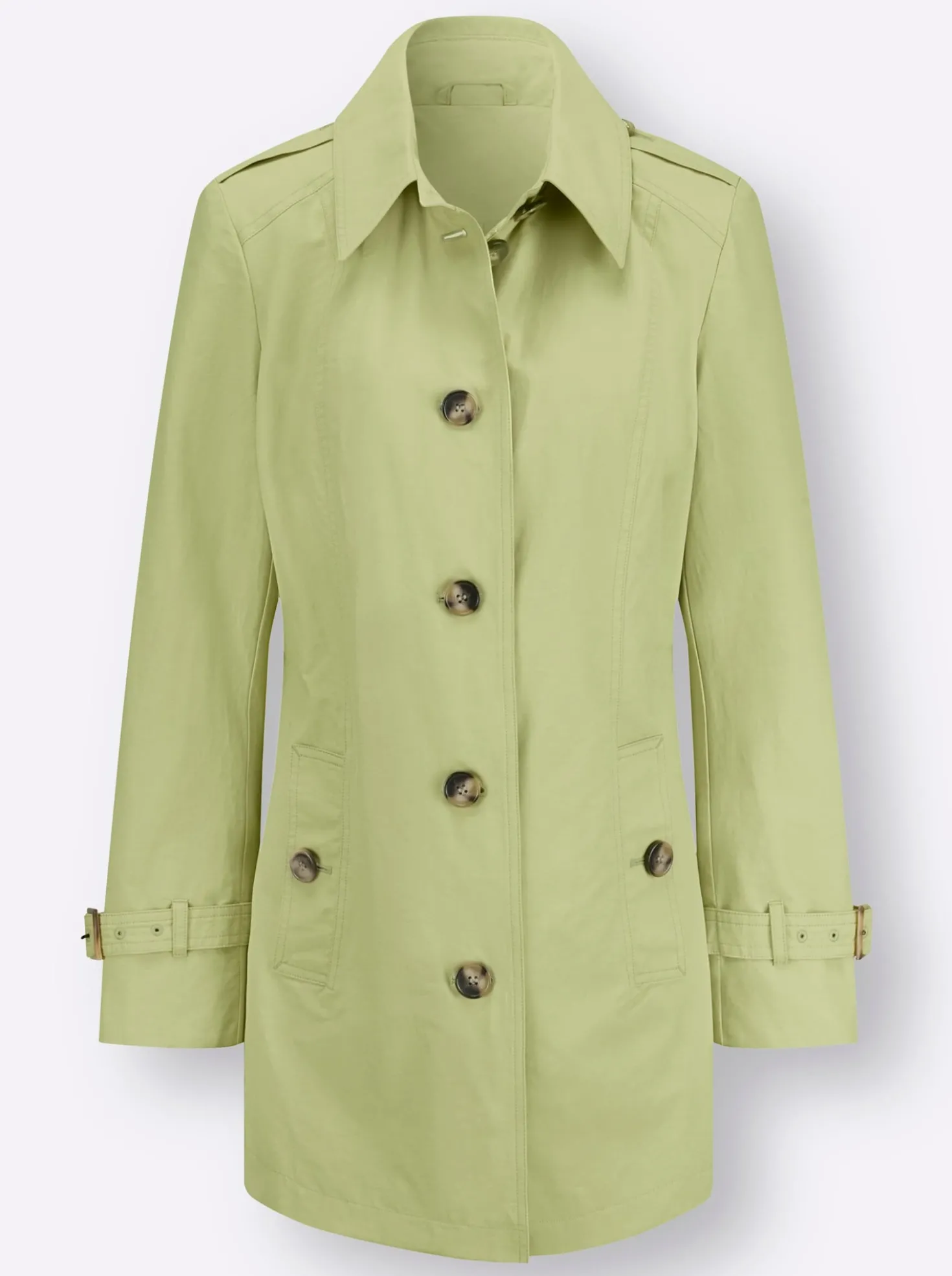 Trenchcoat mit Schlitz hinten