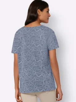 T-Shirt mit Herzchen-Dessin