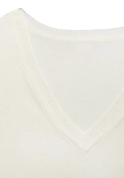 V-Ausschnitt-Pullover