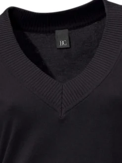 V-Ausschnitt-Pullover aus reiner Baumwolle