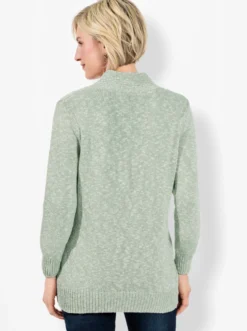 V-Ausschnitt-Pullover in 2-in-1-Optik