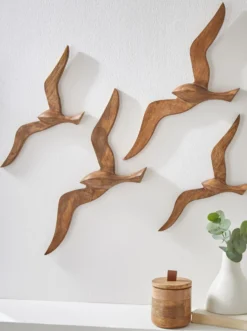Wanddeko Vögel 2er-Set