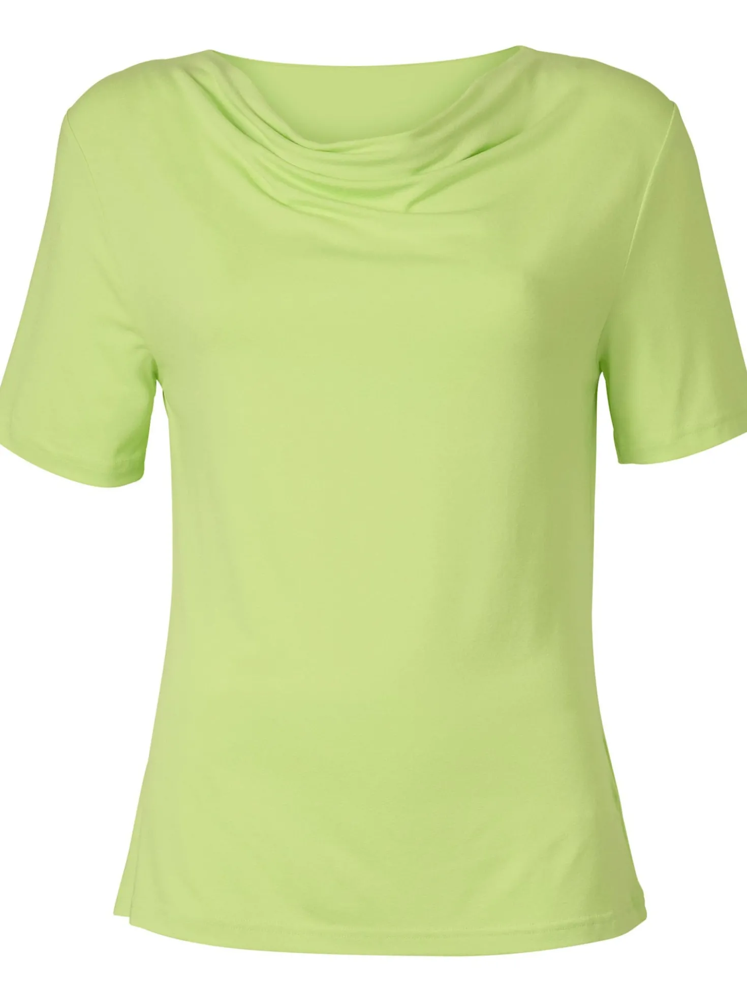 Wasserfallshirt mit kurzen Ärmeln