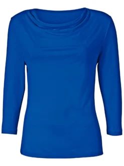 Wasserfallshirt mit 3/4-langen Ärmeln