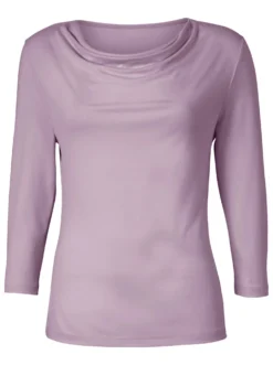 Wasserfallshirt mit 3/4-langen Ärmeln