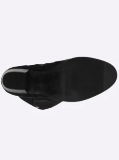 Weitschaftstiefel mit Absatz