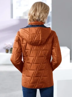 Wendejacke mit Kapuze, abzippbar