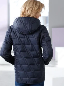 Wendejacke mit Kapuze, abzippbar