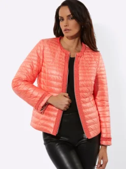 Wendejacke mit Quersteppung