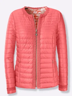 Wendejacke mit Quersteppung