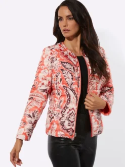 Wendejacke mit Quersteppung