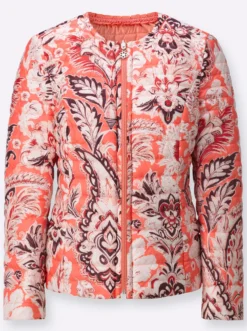 Wendejacke mit Quersteppung