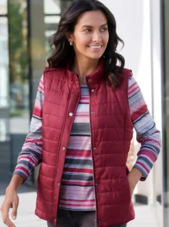 Weste aus recyceltem Polyester