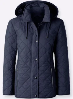 Winterjacke mit Schlingenknopf-Verschluss