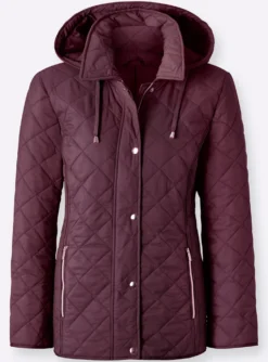 Winterjacke mit Schlingenknopf-Verschluss