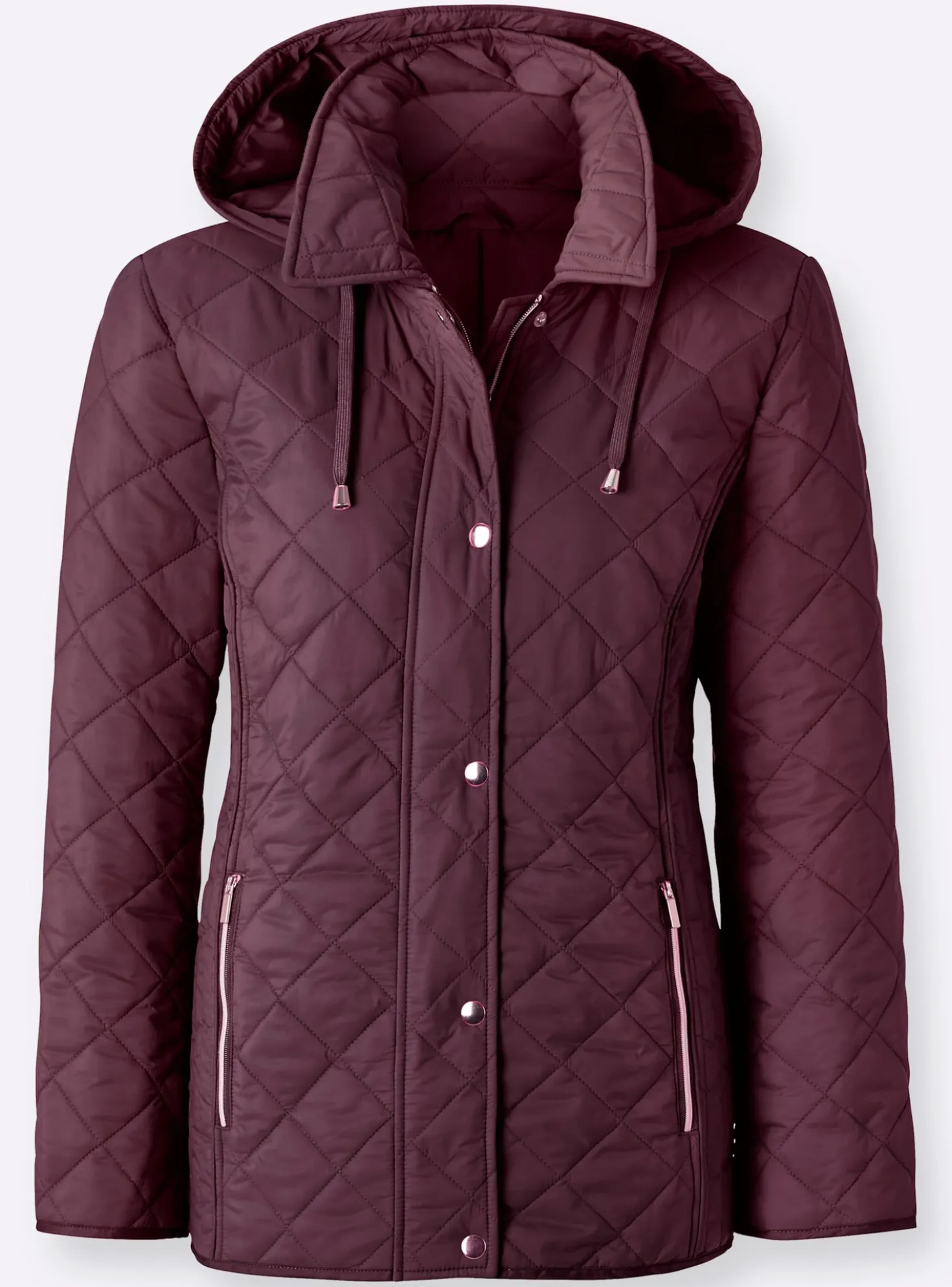 Winterjacke mit Schlingenknopf-Verschluss