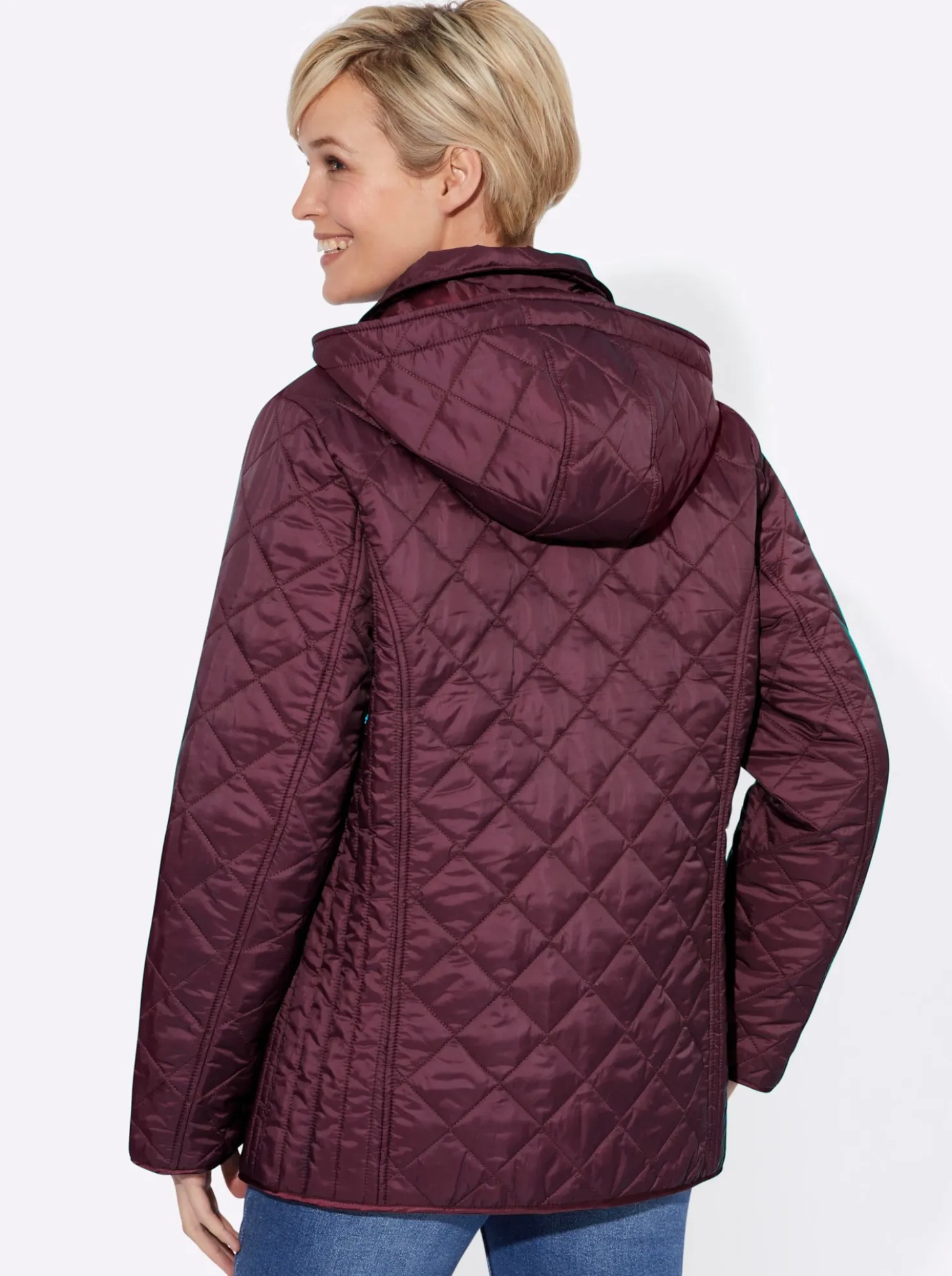 Winterjacke mit Schlingenknopf-Verschluss
