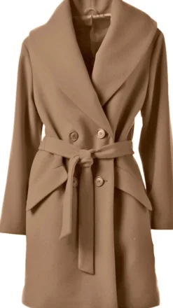 Wolljacke mit Schalkragen