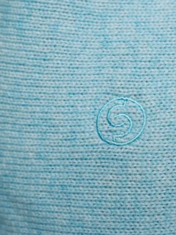 Wollpullover mit Kaschmir